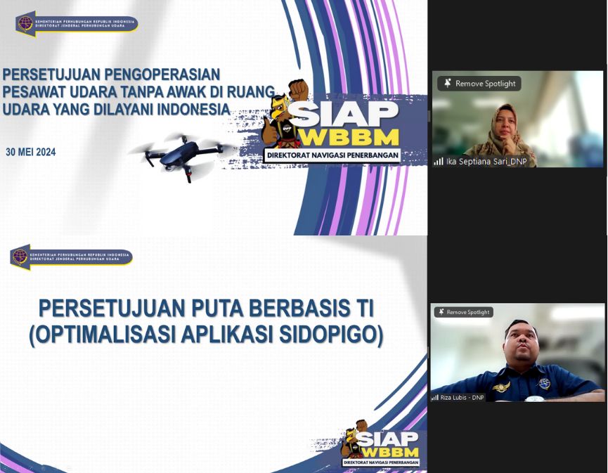 Terra Drone Indonesia Gelar Webinar Sosialisasi Pengajuan Operasi PUTA di SIDOPI-GO bersama Direktorat Jenderal Perhubungan Udara